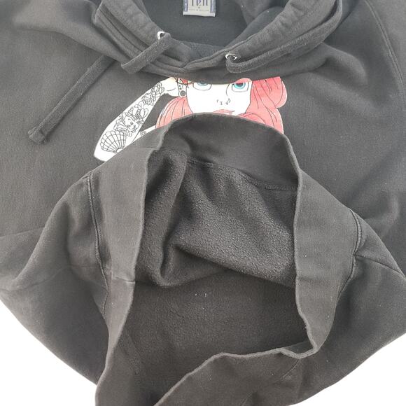 Tennessee Whiskey Sweatshirt Womens Medium Black Grunge Ariel Jack Daniels Punk - Picture 11 of 16